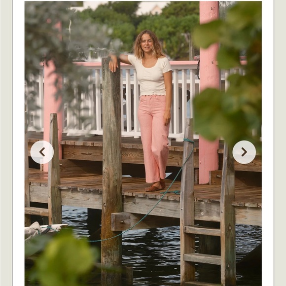 Mollusk Painter Pants pink railroad stripe - Picture 7 of 15